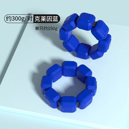 1/2/4 LB poignet poids Yoga Fitness exercice Triangle Silicone réglable cheville poignet protecteur poids bracelet Jogging bracelet