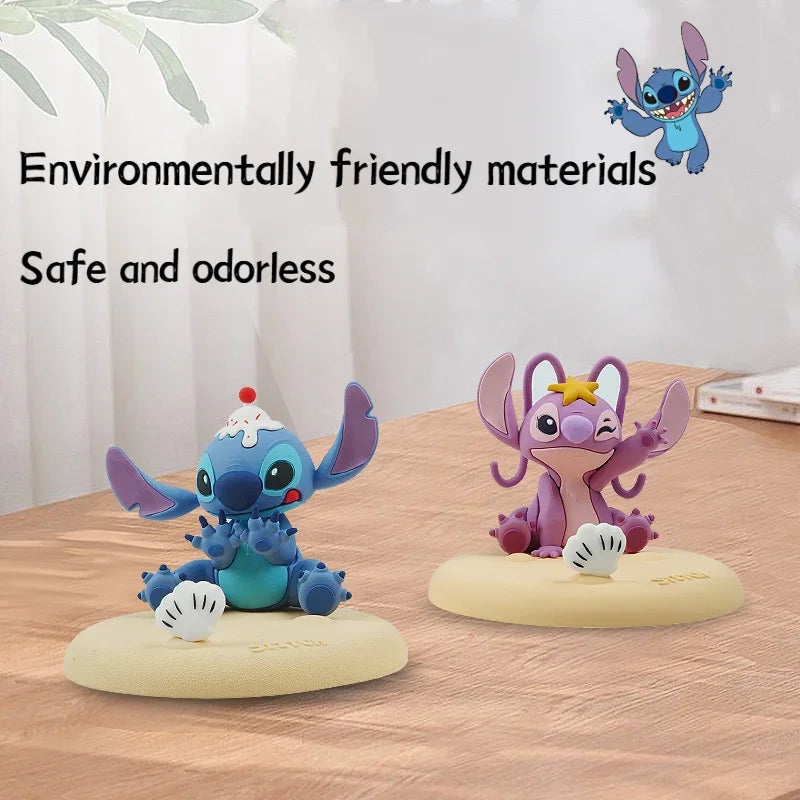 Stitch Mobile Phone Holder Decoration Ornament Creative Furniture Kawaii Environmentally Office Desktop Small Ornament Gift