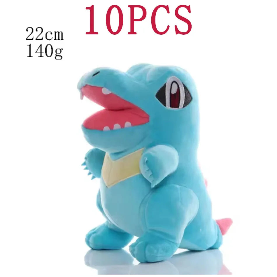 2025@@@@10PCS 20cm Pokemon Stuffed Plush Toys Kawaii Pikachu  Anime Doll Kids Birthday Kawaii Cute Soft Children Stuffed Plush