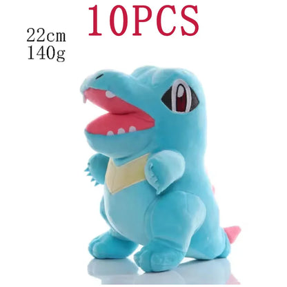 2025@@@@10PCS 20cm Pokemon Stuffed Plush Toys Kawaii Pikachu  Anime Doll Kids Birthday Kawaii Cute Soft Children Stuffed Plush