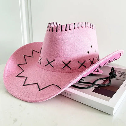 Chapeau de cowboy pour mariée, chapeau de cowgirl, accessoires de cowboy, chapeau de cowboy pour femme, NZM02