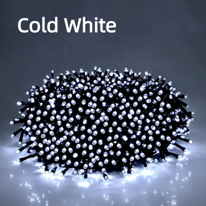 100M 50M Twinkle Star LED String Lights Waterproof 8 Lighting Modes For Outdoor Garden Yard Lawn Christmas Tree Festival Decor