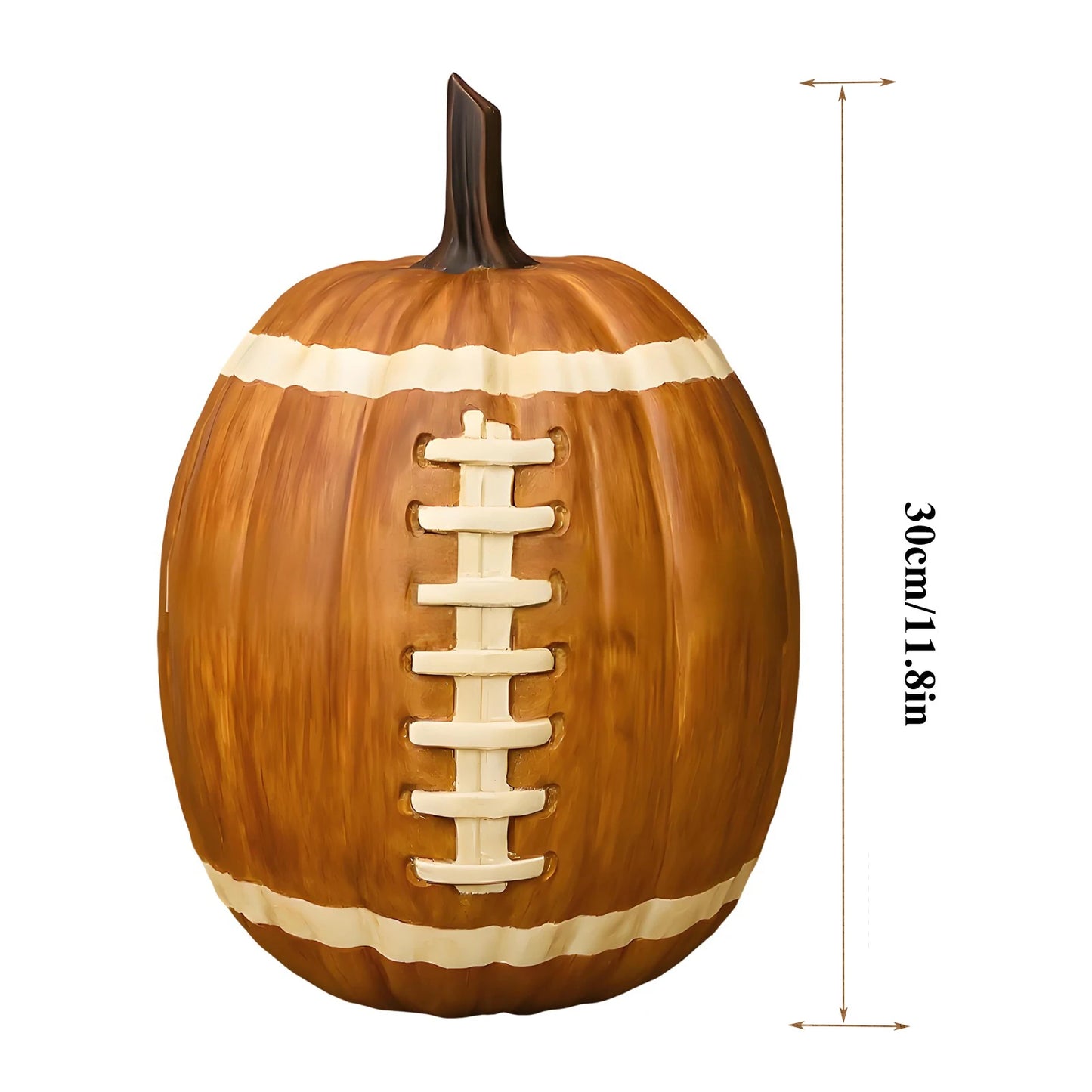 Décorations de citrouille de football d'Halloween, décoration de bureau créative pour salle, accessoires décoratifs d'ambiance de fête d'Halloween