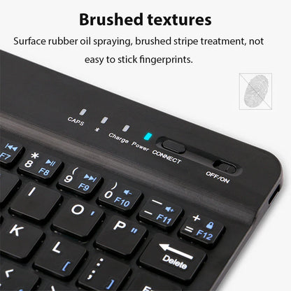 EMTRA Bluetooth Wireless Keyboard Portable Keyboard for Ipad Laptop Tablet Rechargeable Gaming Keyboard for Android IOS Windows