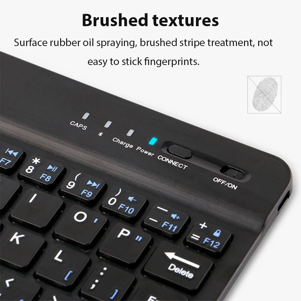 EMTRA Bluetooth Wireless Keyboard Portable Keyboard for Ipad Laptop Tablet Rechargeable Gaming Keyboard for Android IOS Windows