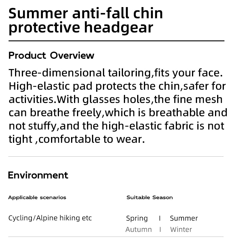 ROCKBROS - Cagoule de cyclisme d'été cool, protection UV, écharpe de randonnée, chapeau en soie glacée, couvre-visage, doublure de casque de vélo de sport