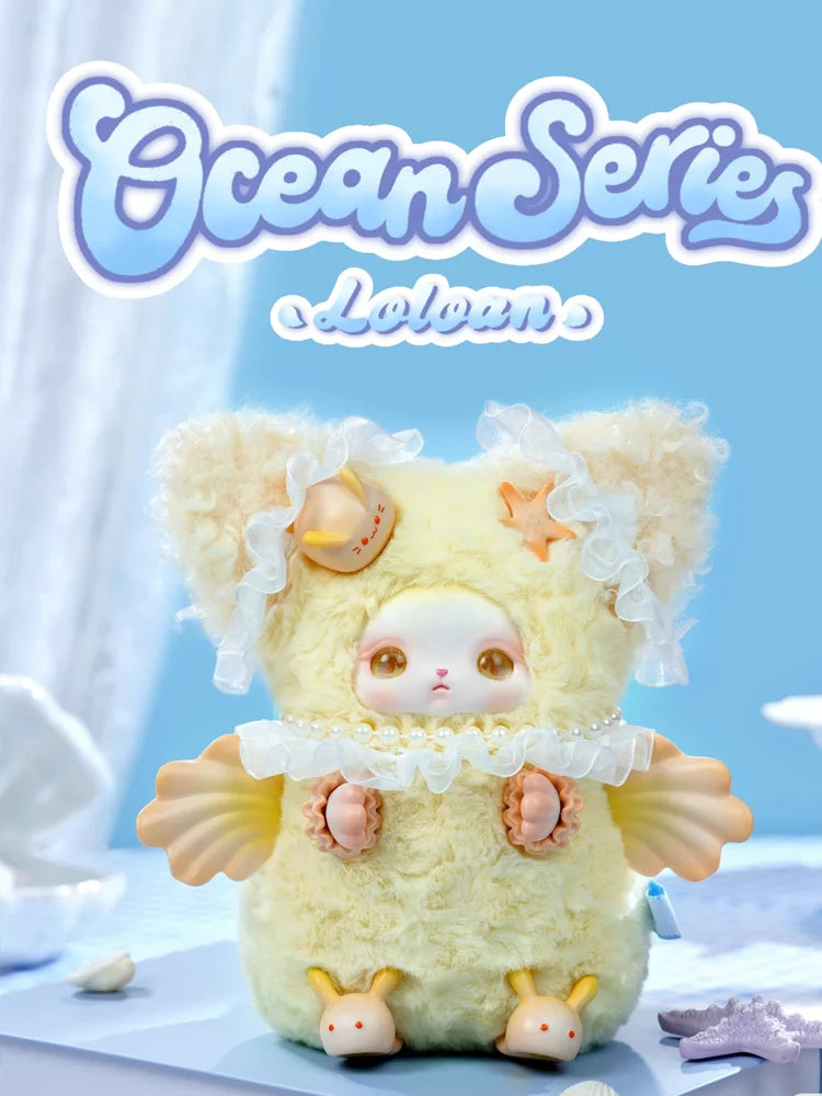 Original Blind Box Loloan Ocean Series Mystery Box Cute Backpack Pendant Room Decor Toy Birthday/Christmas Surprise Gift