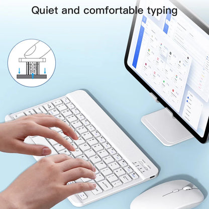 EMTRA Bluetooth Wireless Keyboard Portable Keyboard for Ipad Laptop Tablet Rechargeable Gaming Keyboard for Android IOS Windows