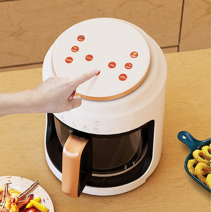 Air Fryer Visual Oil-free Electric Fryer Multi-functional Automatic Household 360°Baking LED Touchscreen Oil Air Fri