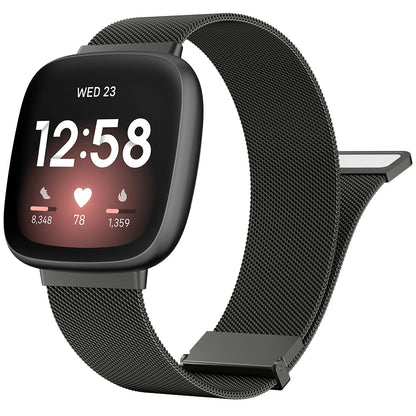 Metal Magnetic Strap For Fitbit Versa 3 4 Watchband Bracelet Wristband For Fitbit Versa Sense/sense 2 Milanese Replacement Strap