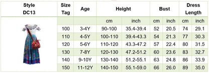 Robe de princesse pour filles, robe d'anniversaire à volants pour enfants, robe de Noël pour enfants,  spectacle, robes de cosplay fantaisie