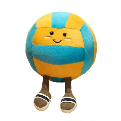 Peluche Jellycat, nouvelle poupée de volley-ball, jouet fait main, poupée de dessin animé mignon, coussin, cadeau d'anniversaire pour enfant