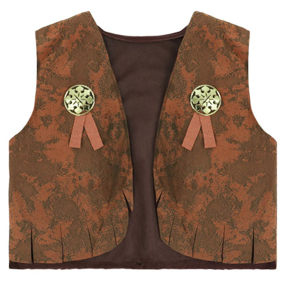 Costume de cow-boy pour fille, tenue de cow-girl pour enfant, déguisement de carnaval, de Purim, d'Halloween, de fête