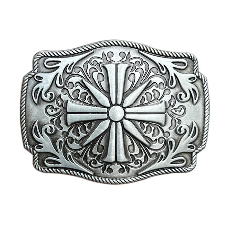 Cross belt buckle Western style