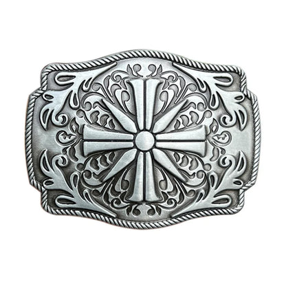 Cross belt buckle Western style