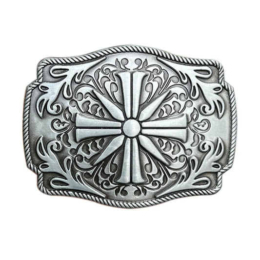 Cross belt buckle Western style
