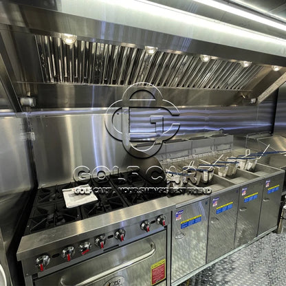 Pink Trailer for Sale New Food Truck Mobile Fast Food Cart Outdoor Kitchen Ice Cream Pizza Trailer Usa Standard