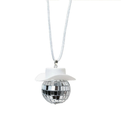 Porte-clés boule disco à suspendre au rétroviseur, accessoire de décoration pour sac ou voiture