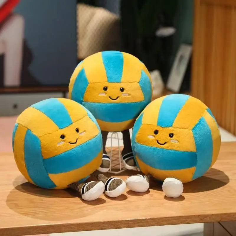 Peluche Jellycat, nouvelle poupée de volley-ball, jouet fait main, poupée de dessin animé mignon, coussin, cadeau d'anniversaire pour enfant