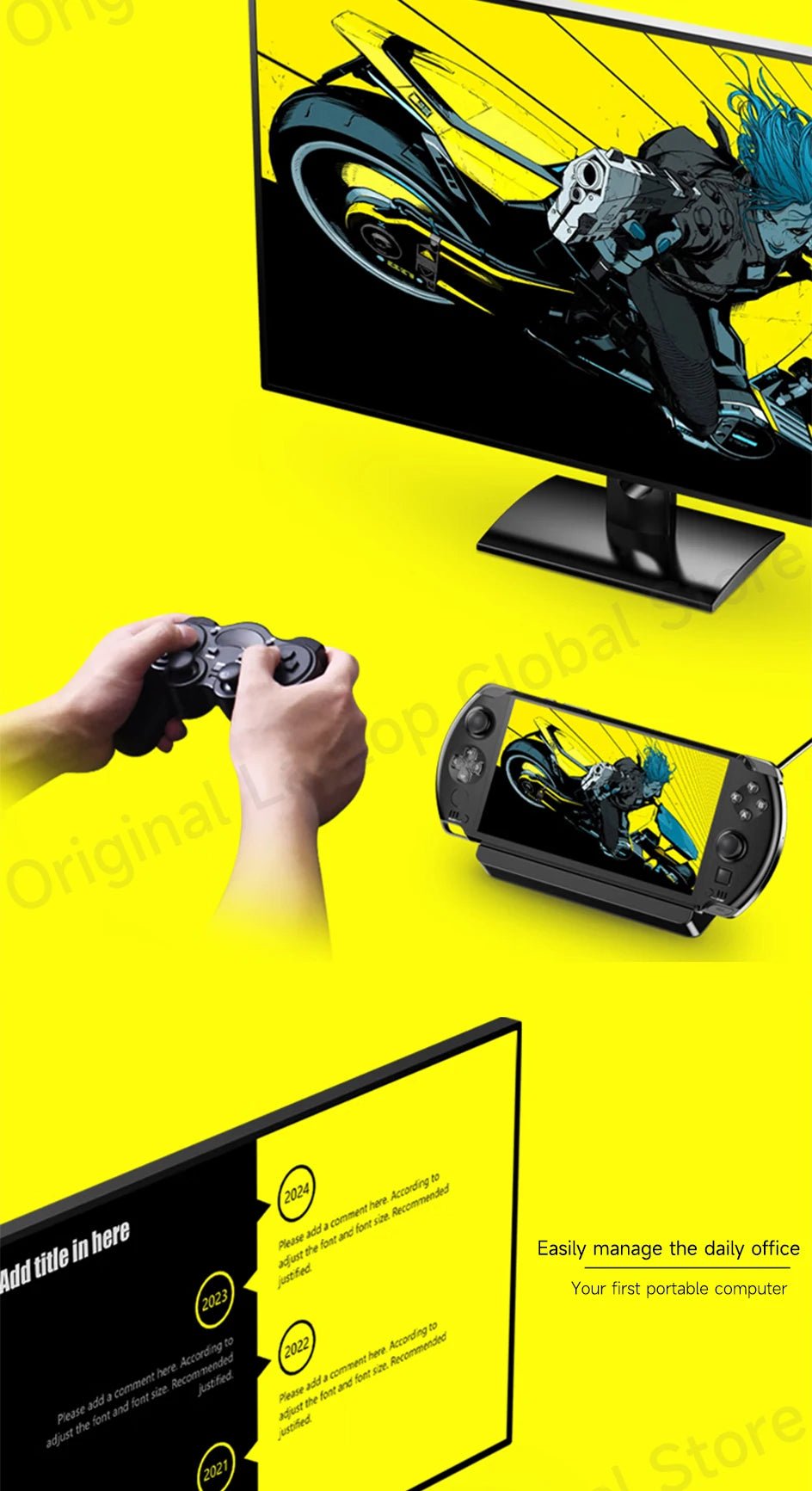 GPD WIN 4 2025 AMD Ryzen™ AI 9 HX 370/ AMD Ryzen 7 8840U Processor 32GB RAM 1TB/2TB Hard Drive 6-inch Pocket Mini PC Laptop