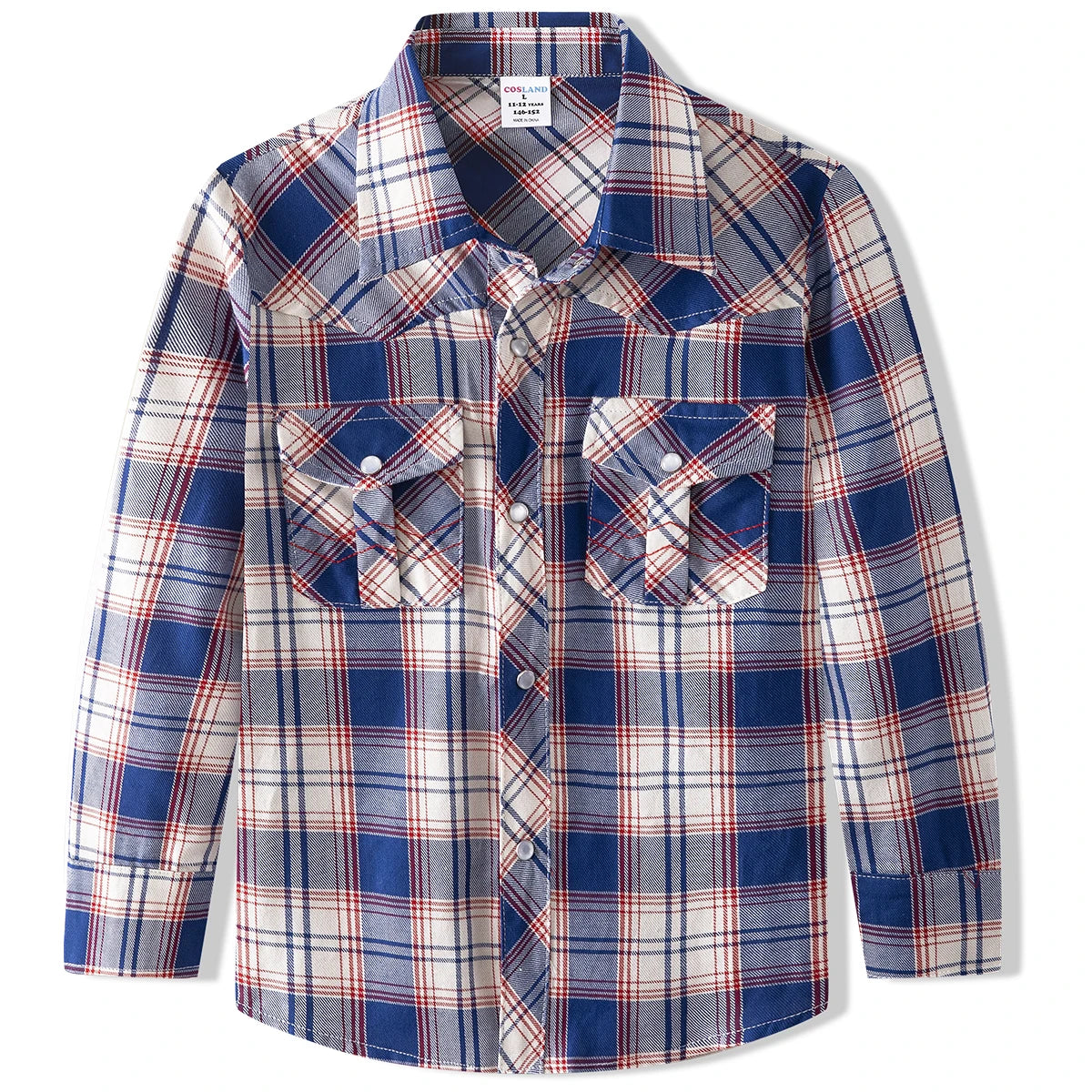 Costume de cowboy pour garçon, chemise western, pour enfants, adolescents, Halloween, Noël, rouge, à carreaux, classique, pour fête d'anniversaire, cadeau