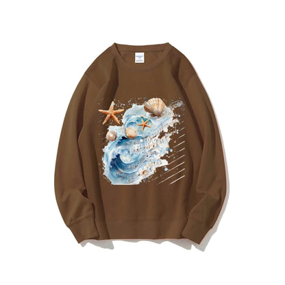 Sweat à capuche style coréen Y2K pour femme, surdimensionné, motif peint à la main, chaud et confortable, polaire, style décontracté, hiver 2025