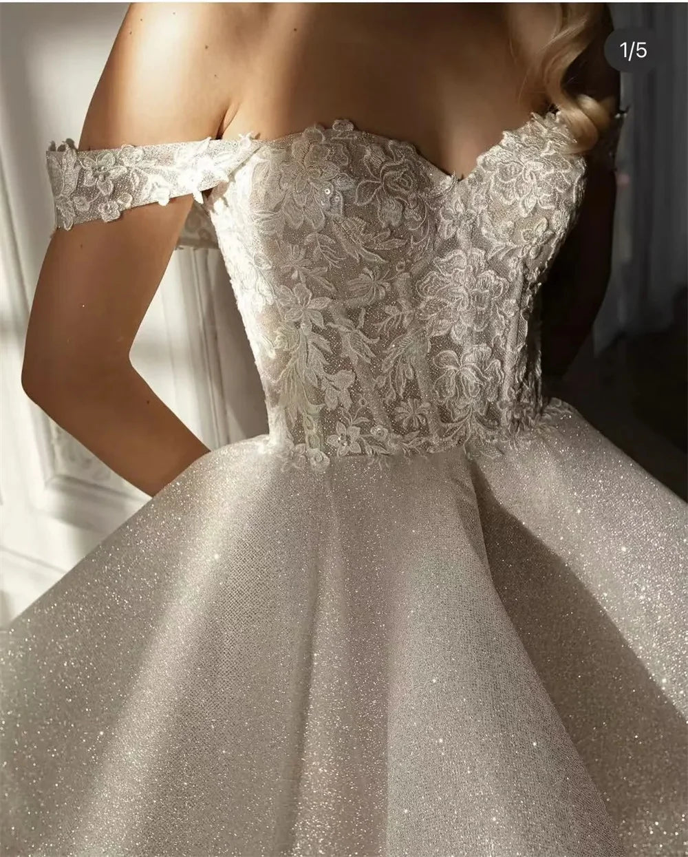 Amanda Customized White Lace Embroidery Glitter Prom Dresses Sweetheart Neck vestidos de noche Mini Ball Gown Wedding Party 2025