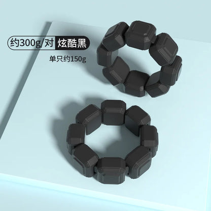 1/2/4 LB poignet poids Yoga Fitness exercice Triangle Silicone réglable cheville poignet protecteur poids bracelet Jogging bracelet