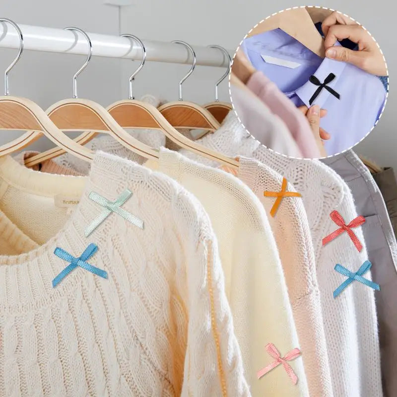 100Pcs 3mm Ribbons Mini Satin Ribbons Flowers Bows Ties Christmas Bowknot For DIY Craft Scrapbooking Embellishment Accessories