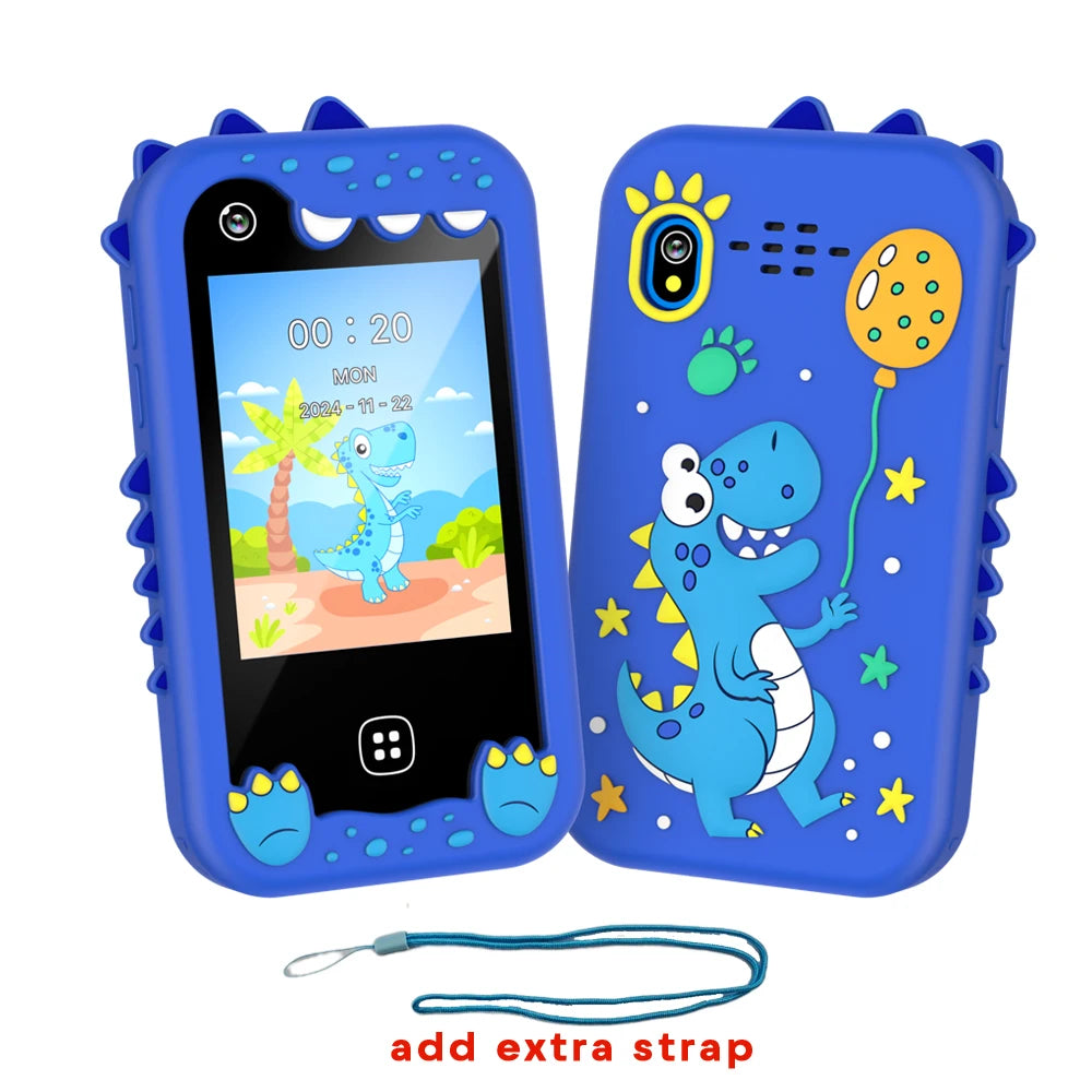 Kids Smart Phone for Girls Boys Kids Cell Phone Toys Dual Camera Music Player 17 Games Toddler Learning Phone Birthday Gifts