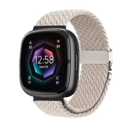 Parachute Braided Strap for Fitbit Versa 4 3 Sense 2 band Accessories replacment nylon correa Bracelet for Fitbit Versa 4 Strap