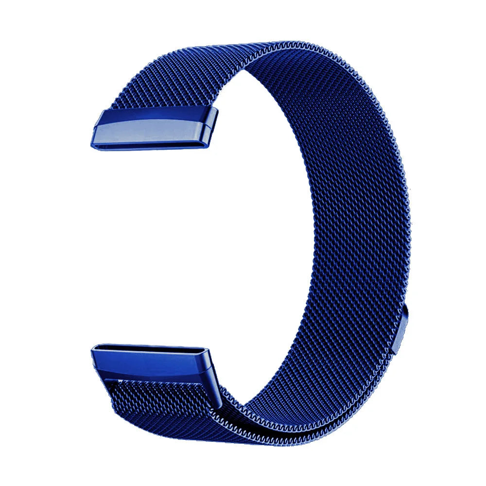 Metal Milanese Loop Strap For Fitbit Versa 4/Versa 3 Smartwatch Official Bracelet Wristband For Fitbit Sense 2-1 Magnetic Correa