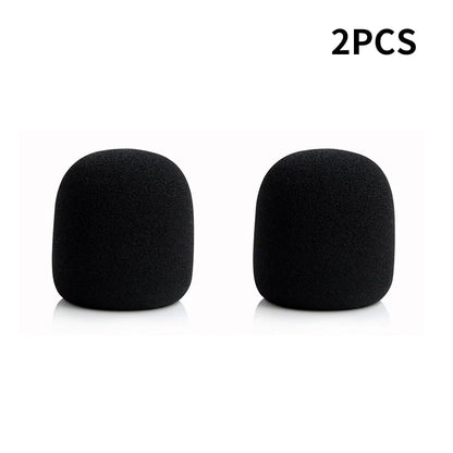 Housse de protection pour microphone sans fil, colorée, coupe-vent, anti-salive, lavable, en mousse éponge, pour la plupart des microphones (3,5 x 7 cm)