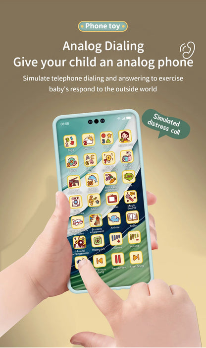 Toy Cell Phone Educational Toys Children Simulation Phone Toy Phone Mobile Early Educational Toy Learning Cellphone Model Toy