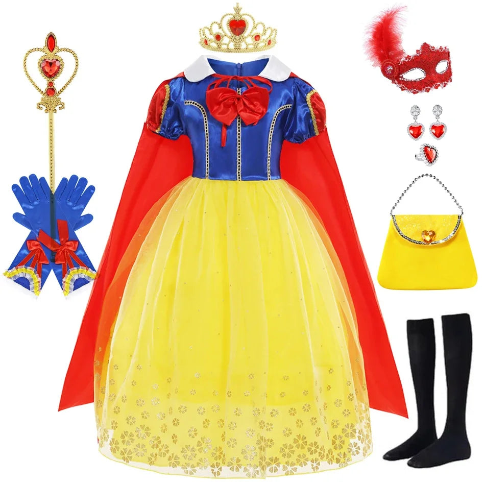 Costume de princesse pour bébé fille, robe de soirée, robe de bal, déguisements de princesse pour carnaval, Halloween
