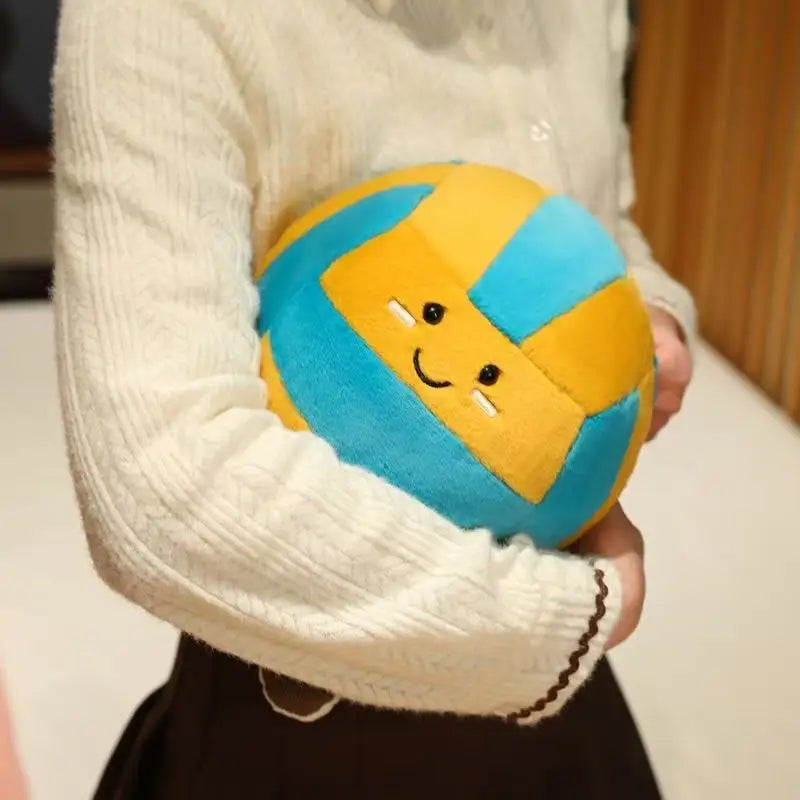 Peluche Jellycat, nouvelle poupée de volley-ball, jouet fait main, poupée de dessin animé mignon, coussin, cadeau d'anniversaire pour enfant