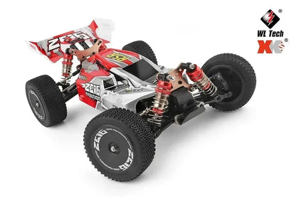 WLtoys 124016 124017 V8 75 km/h Voiture télécommandée électrique 4x4 sans balais haute vitesse tout-terrain Drift pour adultes