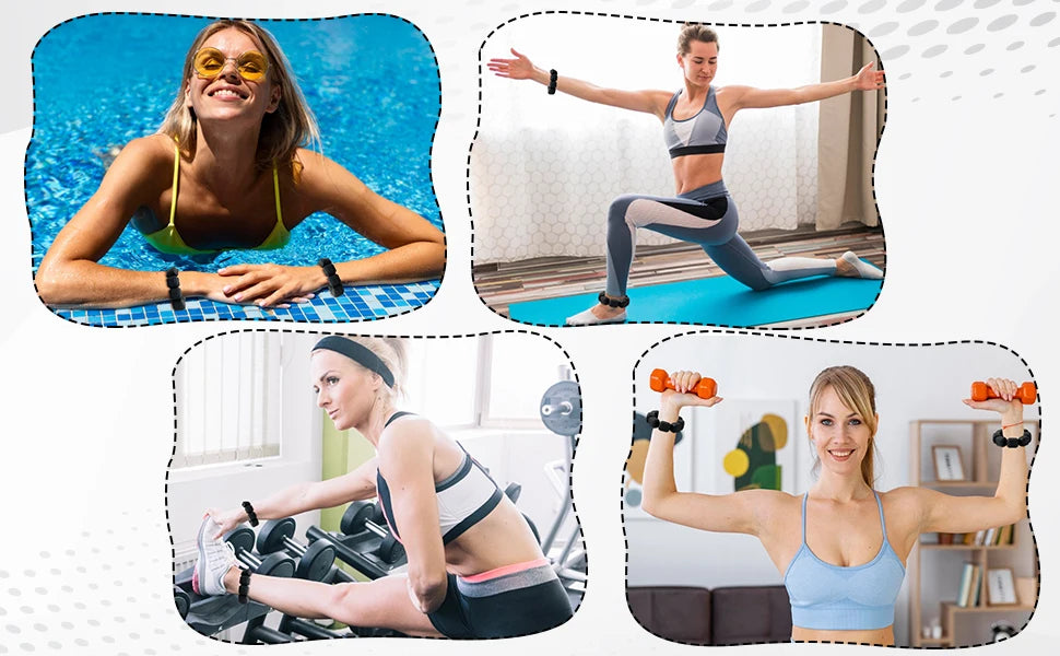 1/2/4 LB poignet poids Yoga Fitness exercice Triangle Silicone réglable cheville poignet protecteur poids bracelet Jogging bracelet