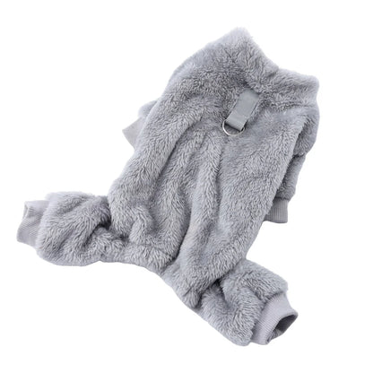 Vêtements en polaire doux pour chien, combinaison chaude pour l'automne et l'hiver, pour petit chien, pull pour chiot, manteau, salopette pour chihuahua