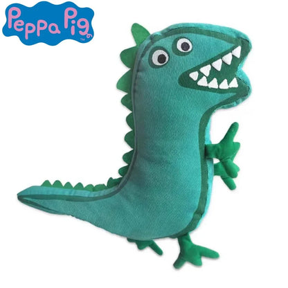 Peppa Pig Mr. Dinosaur of George Pig Two-sided Plush Stuffed Kawaii Doll  Home Room Decoration Holiday Birthday Kids Toy Gift