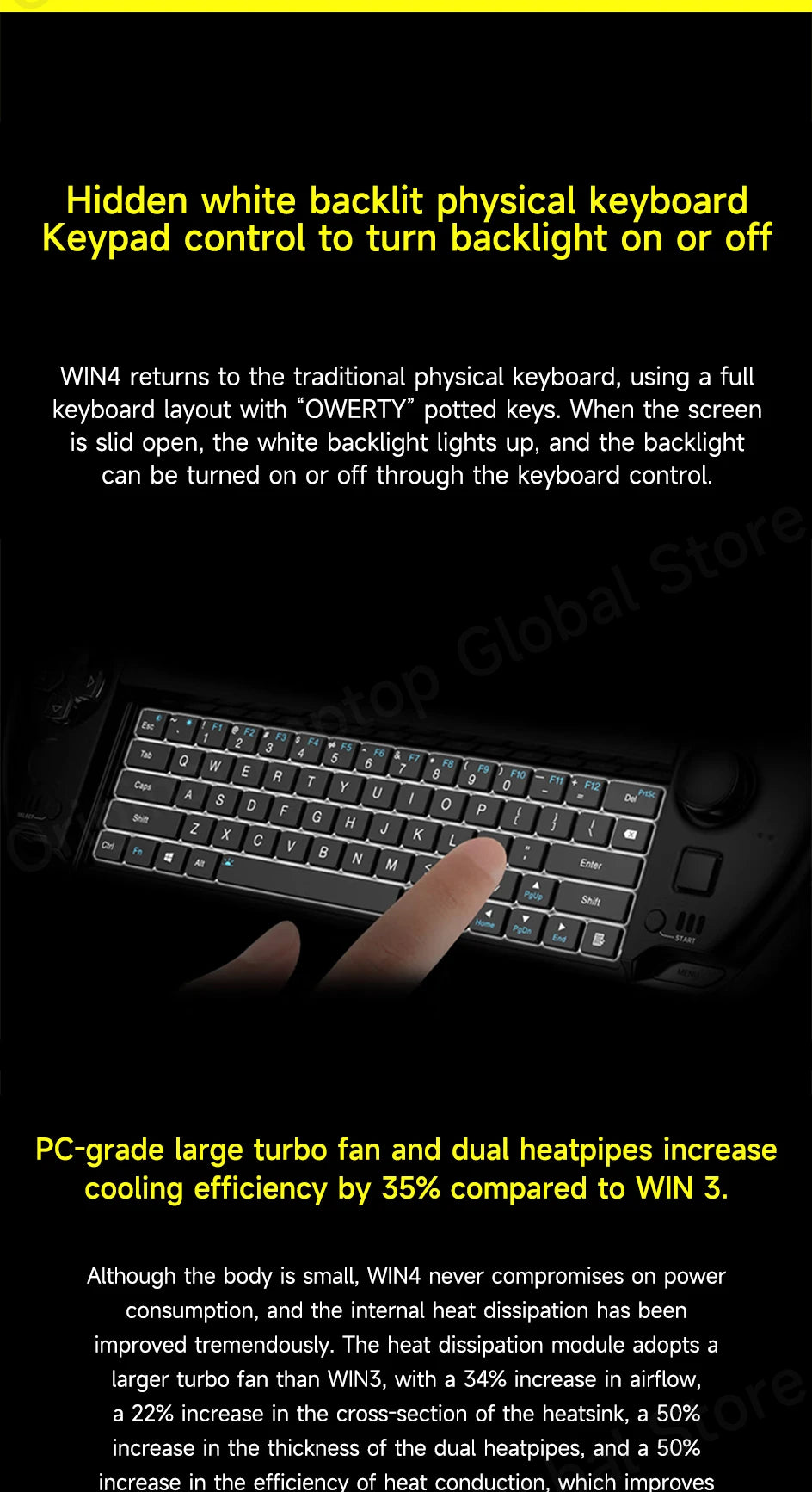 GPD WIN 4 2025 AMD Ryzen™ AI 9 HX 370/ AMD Ryzen 7 8840U Processor 32GB RAM 1TB/2TB Hard Drive 6-inch Pocket Mini PC Laptop