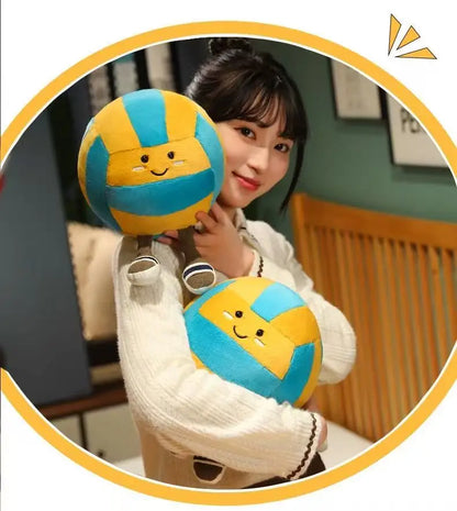 Peluche Jellycat, nouvelle poupée de volley-ball, jouet fait main, poupée de dessin animé mignon, coussin, cadeau d'anniversaire pour enfant