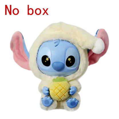 Stitch Eat Something Before Sleep Series Blind Box Plush Vinyl Toys Cute Doll Replica Mystery Box Bag Pendant Decor Gift