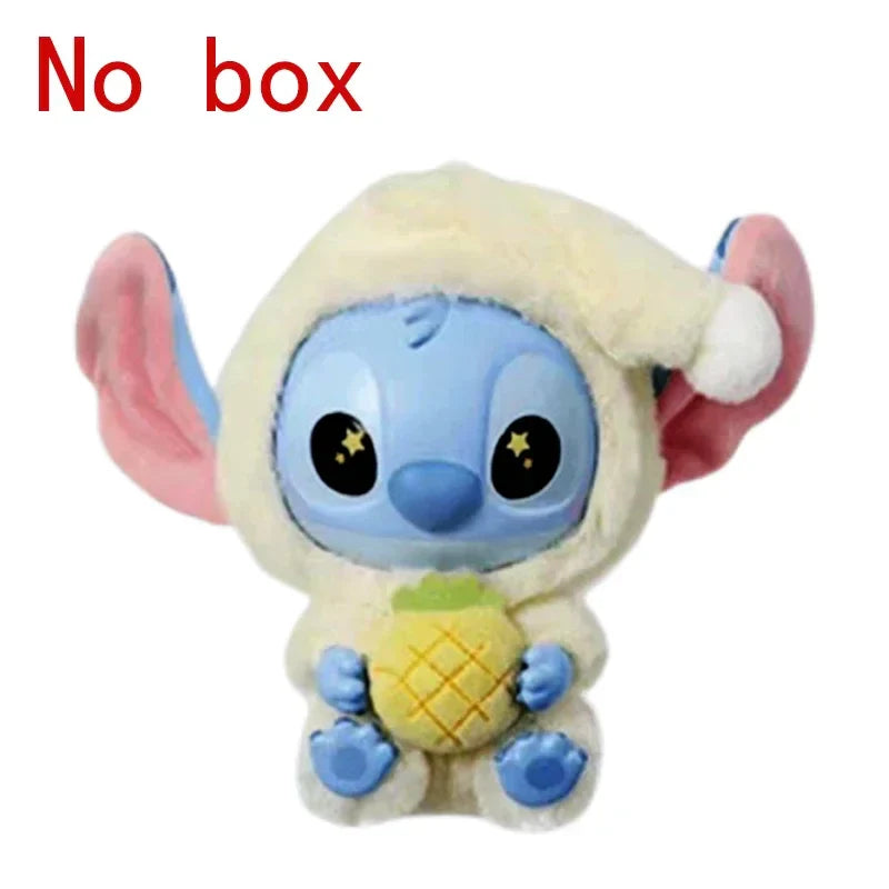 Stitchou Eat Something Before Sleep Series Blind Box Plush Vinyl Toys Cute Doll Replica Mystery Box Bag Pendant Decor Gift