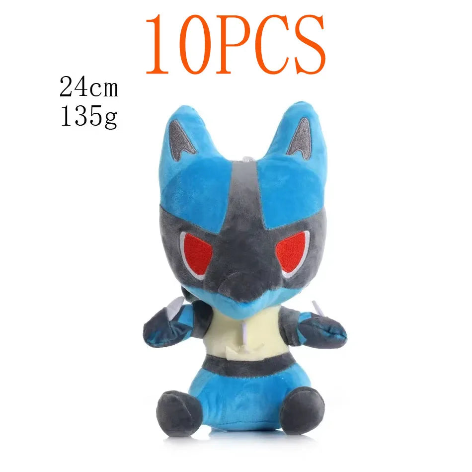 2025@@@@10PCS 20cm Pokemon Stuffed Plush Toys Kawaii Pikachu  Anime Doll Kids Birthday Kawaii Cute Soft Children Stuffed Plush