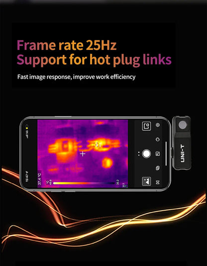 UNI-T UTi120 Мобильный UTI120MS USB Инфракрасный Тепловизор Мобильные Телефоны Термографическая Камера Имиджер Камера ДляРемонта