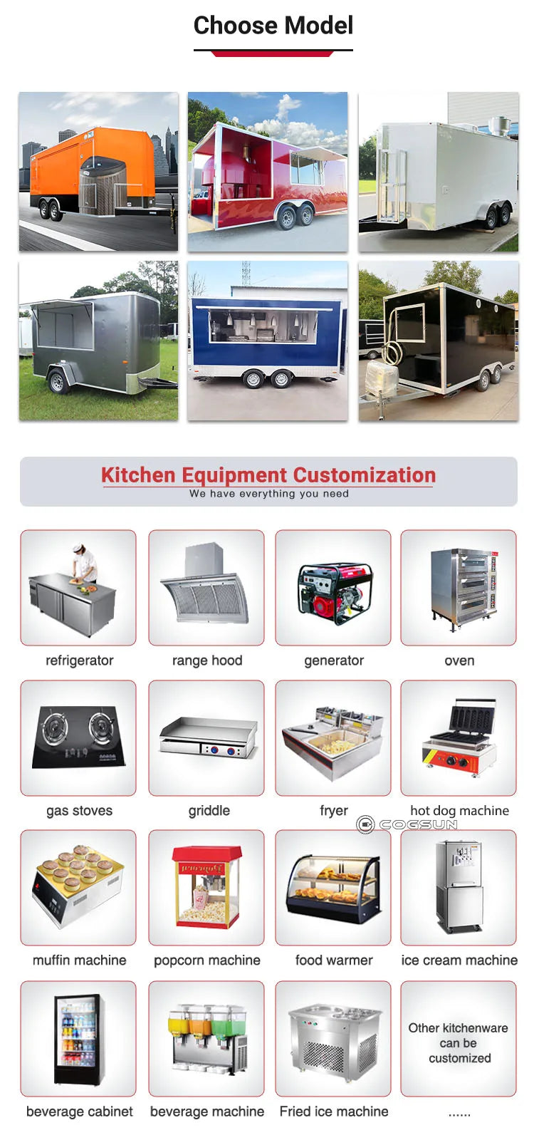 Factory Trucks Mobile BBQ Trailers For Sale Ice Cream Trucks Concession Trailers Juice Trucks Food Trailers Fully Equipped