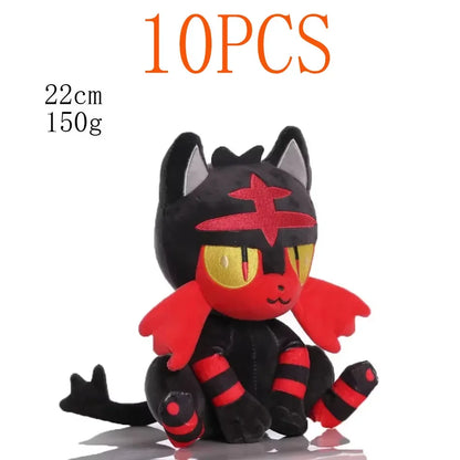 2025@@@@10PCS 20cm Pokemon Stuffed Plush Toys Kawaii Pikachu  Anime Doll Kids Birthday Kawaii Cute Soft Children Stuffed Plush