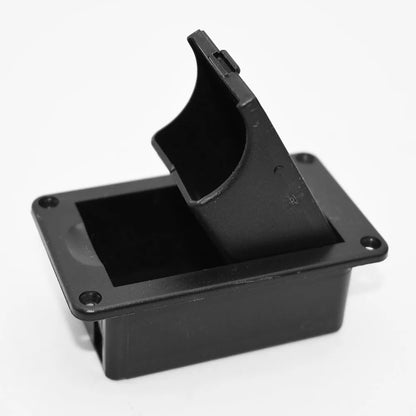 10 pièces pièces de guitare 9V support de boîtier de batterie boîte de couverture pour guitare acoustique basse micro actif noir