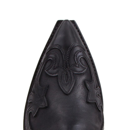 New Men's Boots Handmade Wedge Ankle Boots for Men Western Cowboy Boots Unisex Men's Leather Shoes Hard-Wearing Roman Shoes